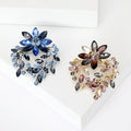 Alloy Rhinestone Wreath Brooch Pin For Floral Clothing Decoration view 1