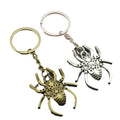 Zinc Alloy Minimalist Spider Keychain Bag Charm Gift view 5