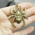 Zinc Alloy Minimalist Spider Keychain Bag Charm Gift view 4