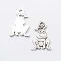 Vintage DIY Jewelry Accessory Zinc Alloy Frog Prince Pendant Charm For Necklace Making view 2
