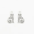 Vintage DIY Jewelry Accessory Zinc Alloy Cat Pendant Charm For Crafts And Necklace Making view 2
