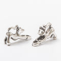 Vintage DIY Jewelry Accessory Zinc Alloy Cat Pendant Charm For Bracelet Making view 2