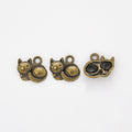 Vintage DIY Jewelry Accessory Zinc Alloy Cat Pendant Charm For Necklace Making view 2