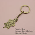 Metal Princess Pendant Keychain Cute Bag Charm Gift view 2