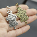 Metal Princess Pendant Keychain Cute Bag Charm Gift view 4