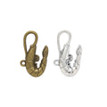 Zinc Alloy Shrimp Charm Pendant for DIY Necklace Bracelet Jewelry Making view 4