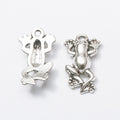 Zinc Alloy Frog Charm Pendant for DIY Necklace Bracelet Jewelry Making view 3