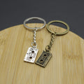 Metal Cassette Tape Keychain Bag Charm view 4