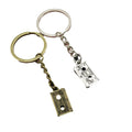 Metal Cassette Tape Keychain Bag Charm view 5