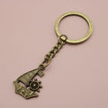Metal Sailboat Keychain Bag Charm view 6