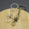 Metal Simple Thorn Pendant Keychain Punk Bag Charm view 4
