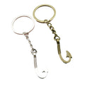 Zinc Alloy Hook Keychain Bag Charm Key Ring view 5