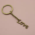 Metal LOVE Letter Keychain For Romantic Bag Charm Gift view 6