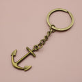 Zinc Alloy Minimal Anchor Pendant Keychain Car Key Ring view 6