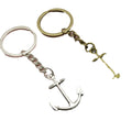 Zinc Alloy Minimal Anchor Pendant Keychain Car Key Ring view 5