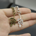 Metal Tree Branch Keychain Bag Charm Key Ring view 3