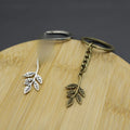 Metal Tree Branch Keychain Bag Charm Key Ring view 4