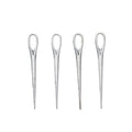 Antique Silver Zinc Alloy Needle Charm Pendant for DIY Necklace Bracelet Jewelry Making view 2
