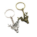 Zinc Alloy Deer Head Keychain Bag Charm – Antique Copper view 5