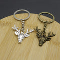 Zinc Alloy Deer Head Keychain Bag Charm – Antique Copper view 4