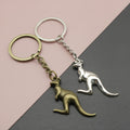 Zinc Alloy Kangaroo Keychain Animal Bag Charm Gift view 1