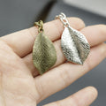 Zinc Alloy Simple Leaf Keychain For Bag Charm Gift view 4