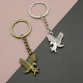 Zinc Alloy Eagle Keychain Animal Bag Charm Key Ring view 1