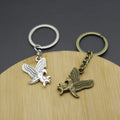 Zinc Alloy Eagle Keychain Animal Bag Charm Key Ring view 3