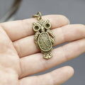 Metal Minimalist Owl Keychain For Bag Charm Gift view 4