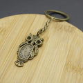 Metal Minimalist Owl Keychain For Bag Charm Gift view 3