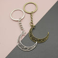 Zinc Alloy Moon Pendant Keychain Bag Charm Gift view 1