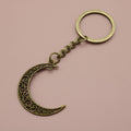 Zinc Alloy Moon Pendant Keychain Bag Charm Gift view 6