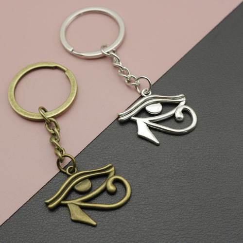 Metal Eye Pendant Keychain Bag Charm Gift