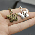 Metal Butterfly Keychain Bag Charm (4949) view 4