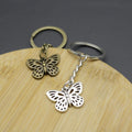 Metal Butterfly Keychain Bag Charm (4949) view 3