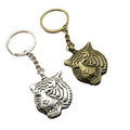 Metal Tiger Head Keychain For Bag Charm Gift view 5