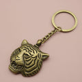 Metal Tiger Head Keychain For Bag Charm Gift view 6