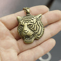 Metal Tiger Head Keychain For Bag Charm Gift view 3