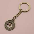 Zinc Alloy Simple Clock Keychain For Bag Charm Gift view 6