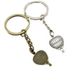Metal Simple Hot Air Balloon Keychain Bag Charm Gift view 5