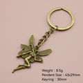 Zinc Alloy Simple Angel Keychain Bag Charm Gift view 2