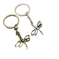 Metal Minimalist Dragonfly Keychain Bag Charm Gift view 5