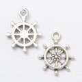 Zinc Alloy Ship Wheel Charm Pendant No.500062 for DIY Necklace Bracelet Jewelry Making view 3