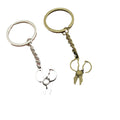 Metal Minimalist Scissors Keychain Bag Charm Gift view 5