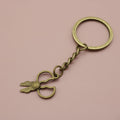 Metal Minimalist Scissors Keychain Bag Charm Gift view 6