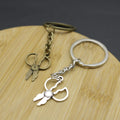 Metal Minimalist Scissors Keychain Bag Charm Gift view 4