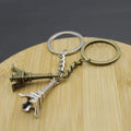 Metal Minimalist Tower Keychain Bag Charm Gift Decor view 4
