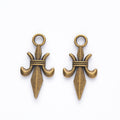 Zinc Alloy Anchor Charm Pendant No.409841 for DIY Necklace Bracelet Jewelry Making view 3
