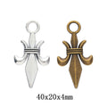 Zinc Alloy Anchor Charm Pendant No.409841 for DIY Necklace Bracelet Jewelry Making view 1