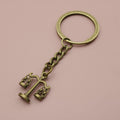 Metal Libra Scale Zodiac Keychain Bag Charm Gift view 6